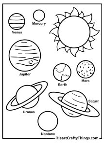 Solar System Coloring Pages (100% Free Printables)