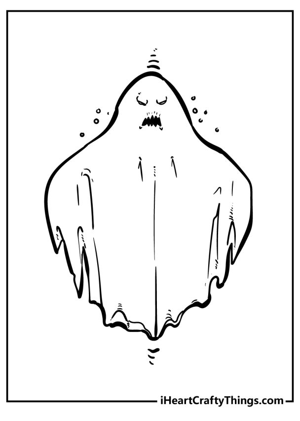 Spooky Coloring Pages (100% Free Printables)