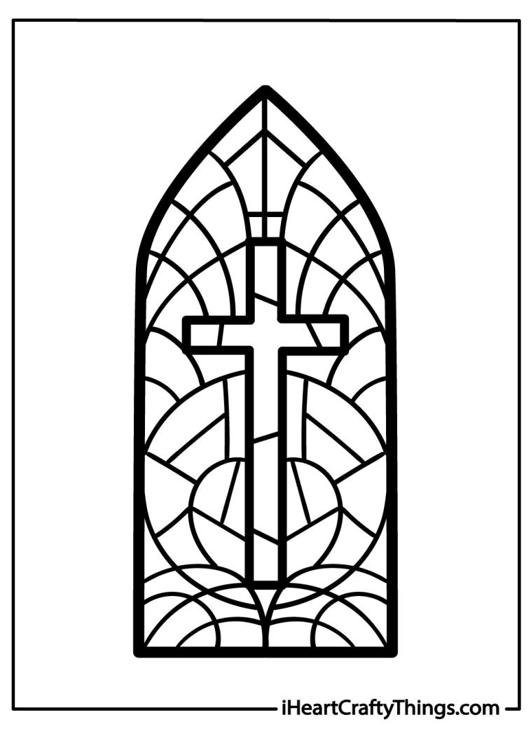 Stained Glass Pages (100% Free Printables)