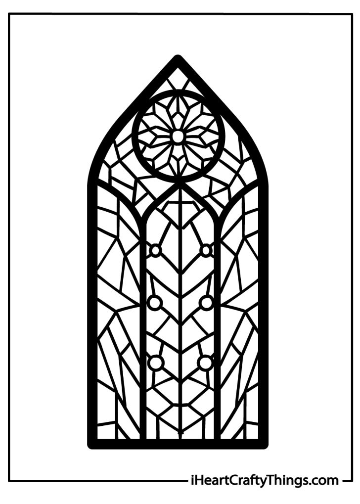 Stained Glass Pages (100% Free Printables)