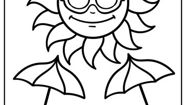 Summer Coloring Pages free printable