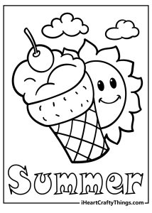 30 Summer Coloring Pages (Free To Print Detailed PDF Sheets)