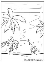 Sunset Coloring Pages (100% Free Printables)