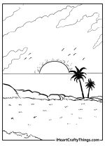 Printable Sunset Coloring Pages (Updated 2023)