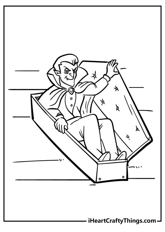 Vampire Coloring Pages