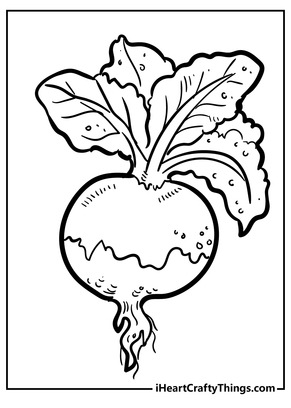 fruits and vegetables coloring pages