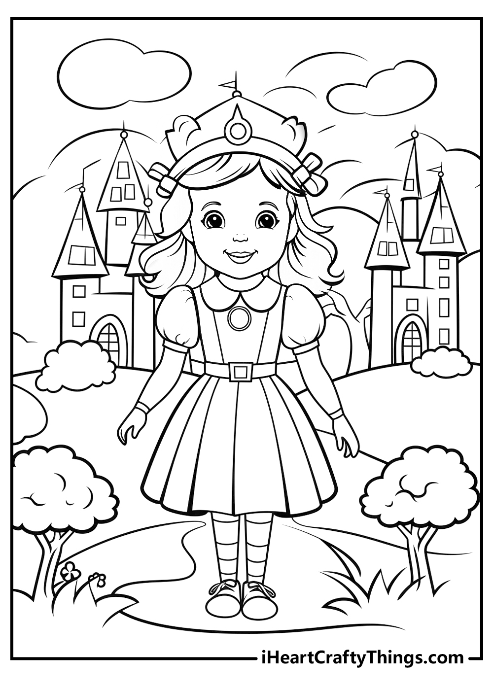 scarecrow coloring page wizard of oz