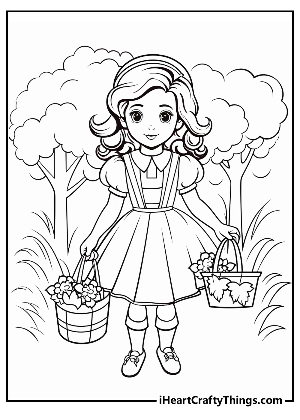 scarecrow coloring page wizard of oz