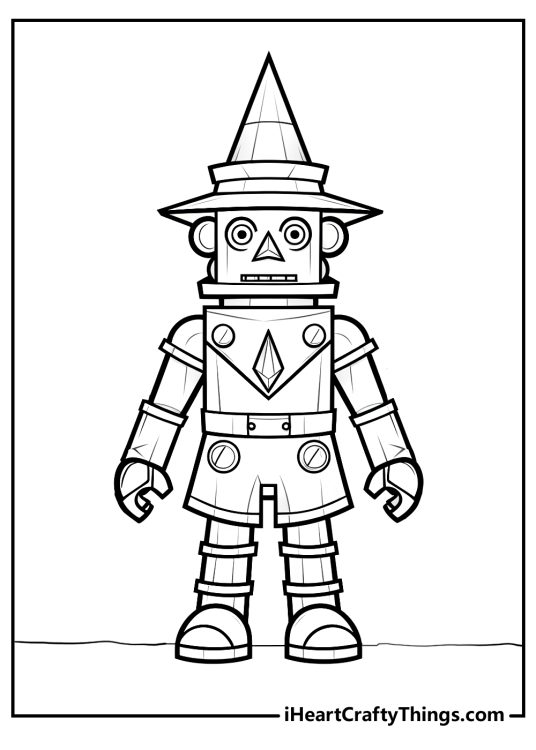Wizard Of Oz Coloring Pages (15 Free PDF Printables)