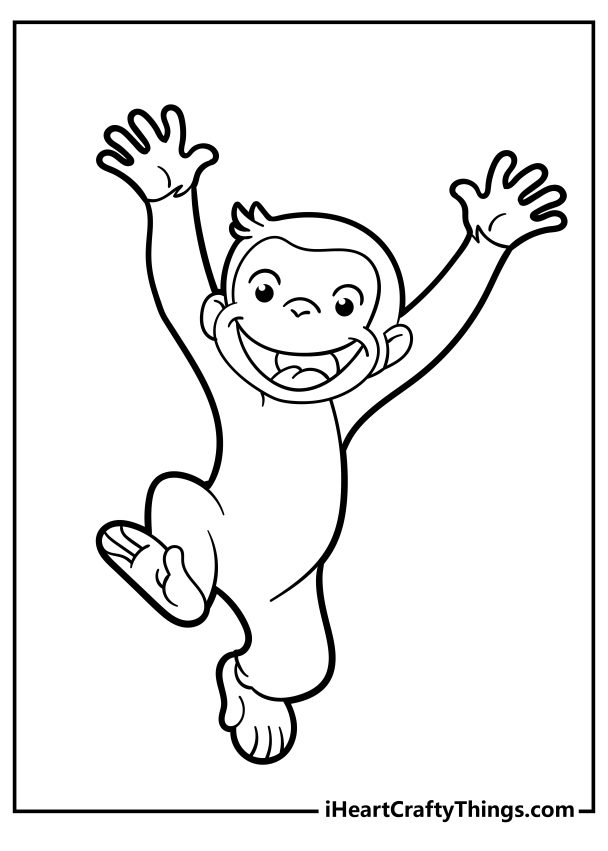 Curious George Coloring Pages (100% Free Printables)