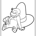 Curious George Coloring Pages free printable