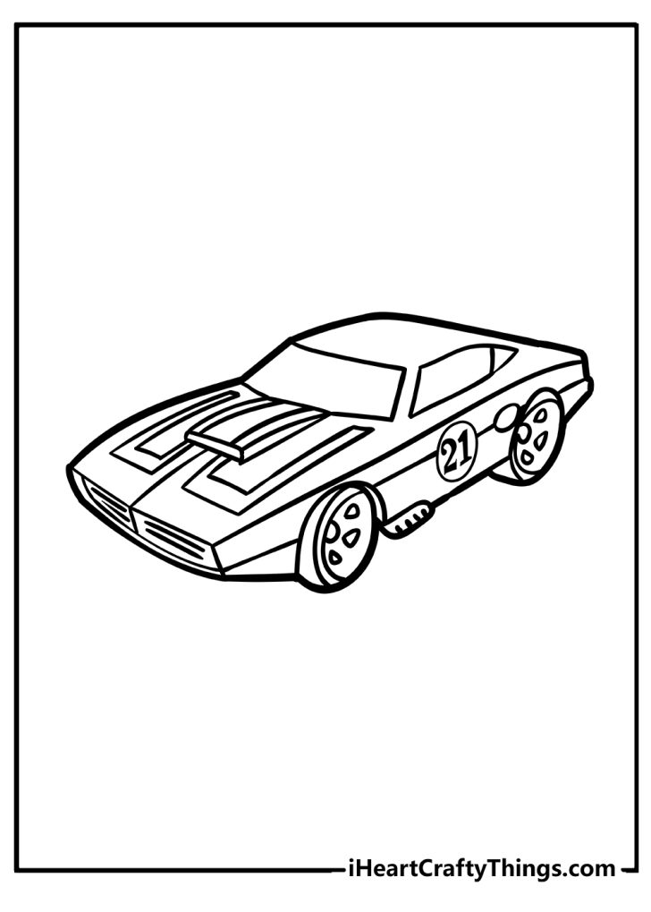 Hot Wheels Coloring Pages (100% Free Printables)