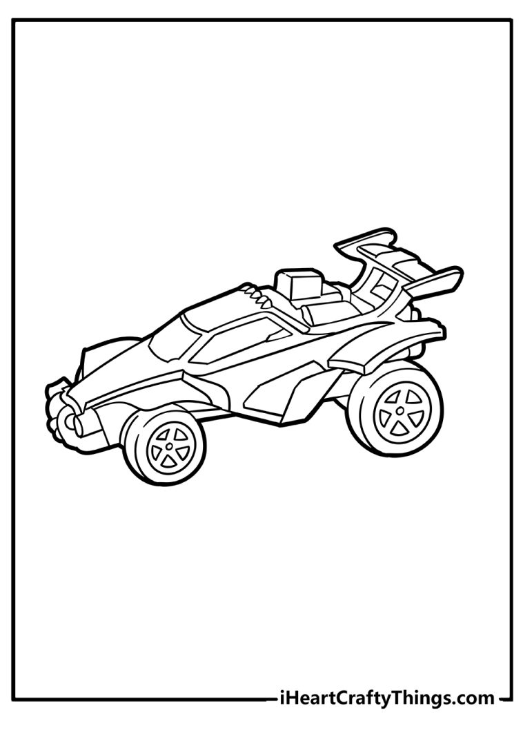 Hot Wheels Coloring Pages (100% Free Printables)