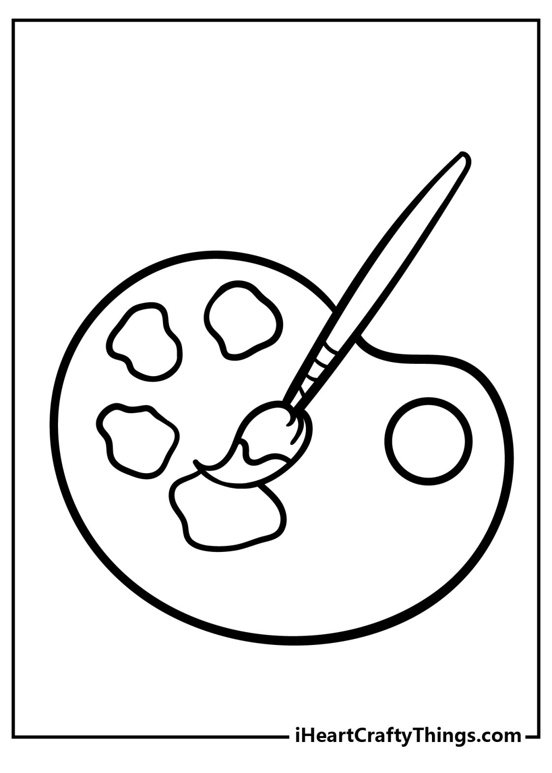 Painting Coloring Pages (100% Free Printables)