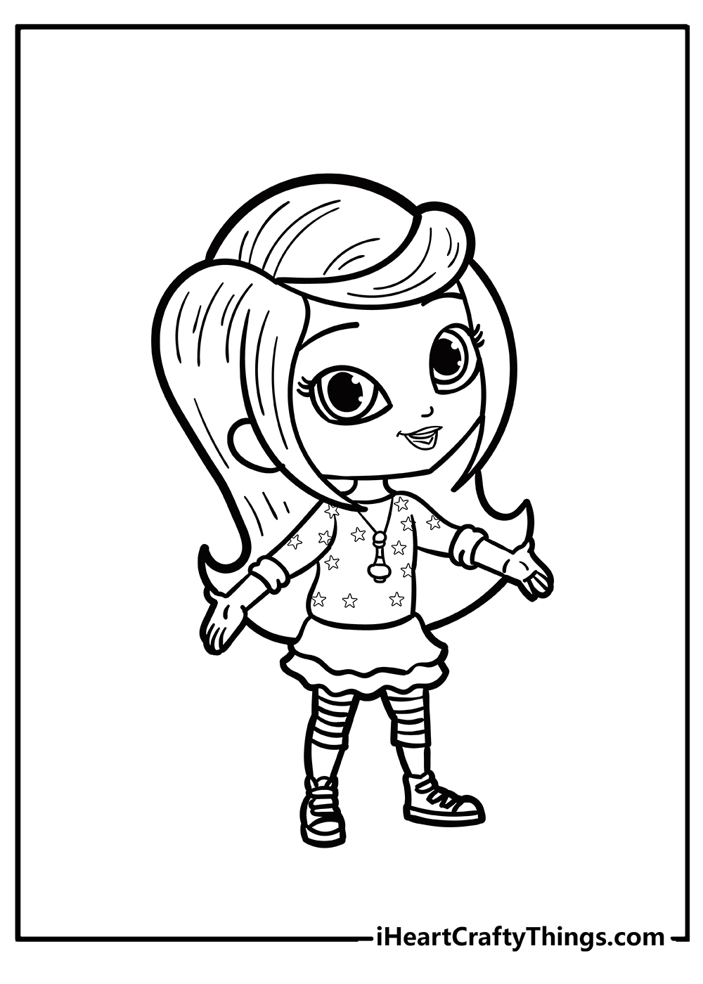 Shimmer and Shine Easy Coloring Pages