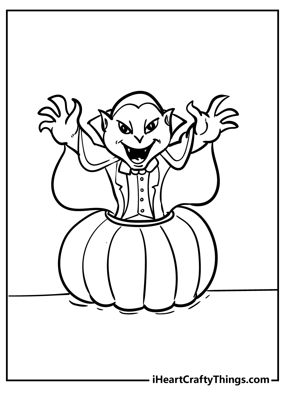 Spooky Coloring Book for kids free printable