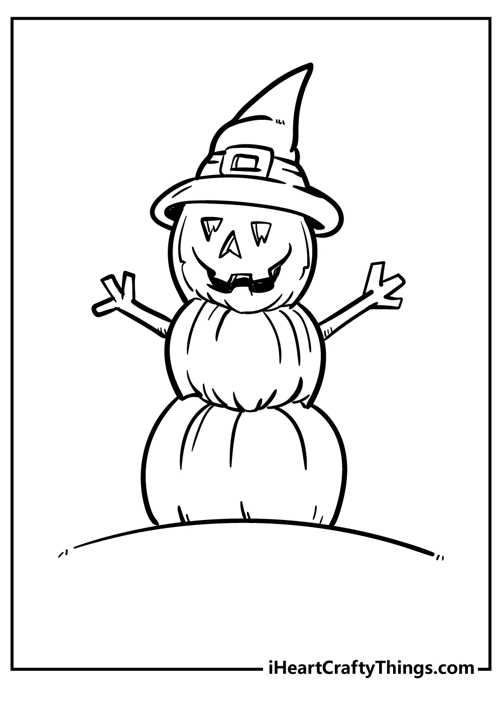 Spooky Coloring Sheet for children free download