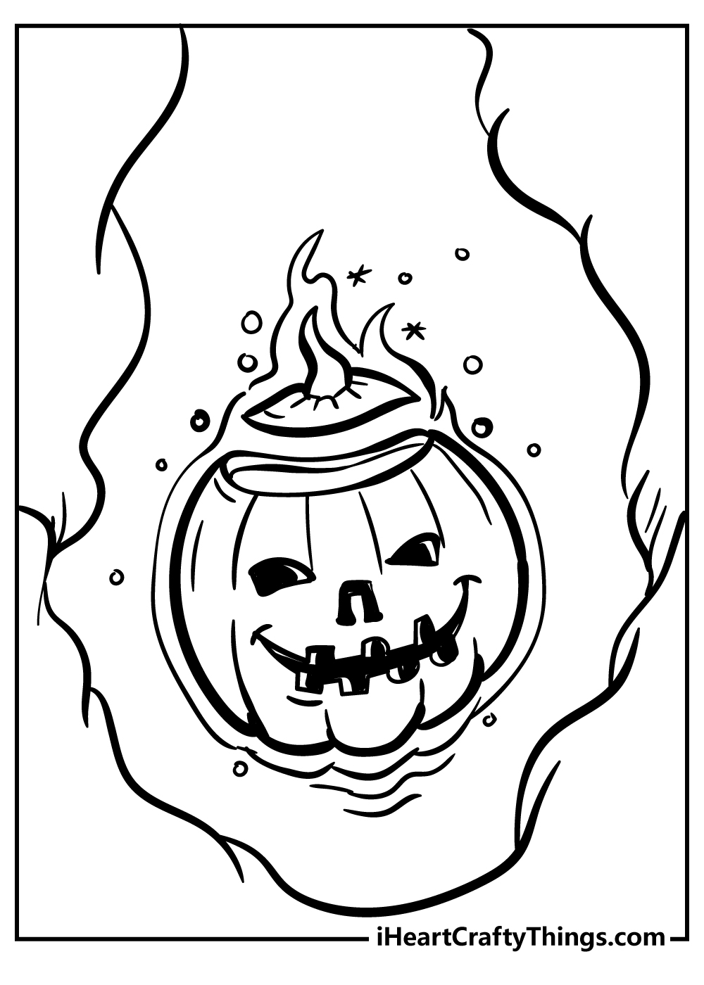 Spooky Coloring Book for adults free download