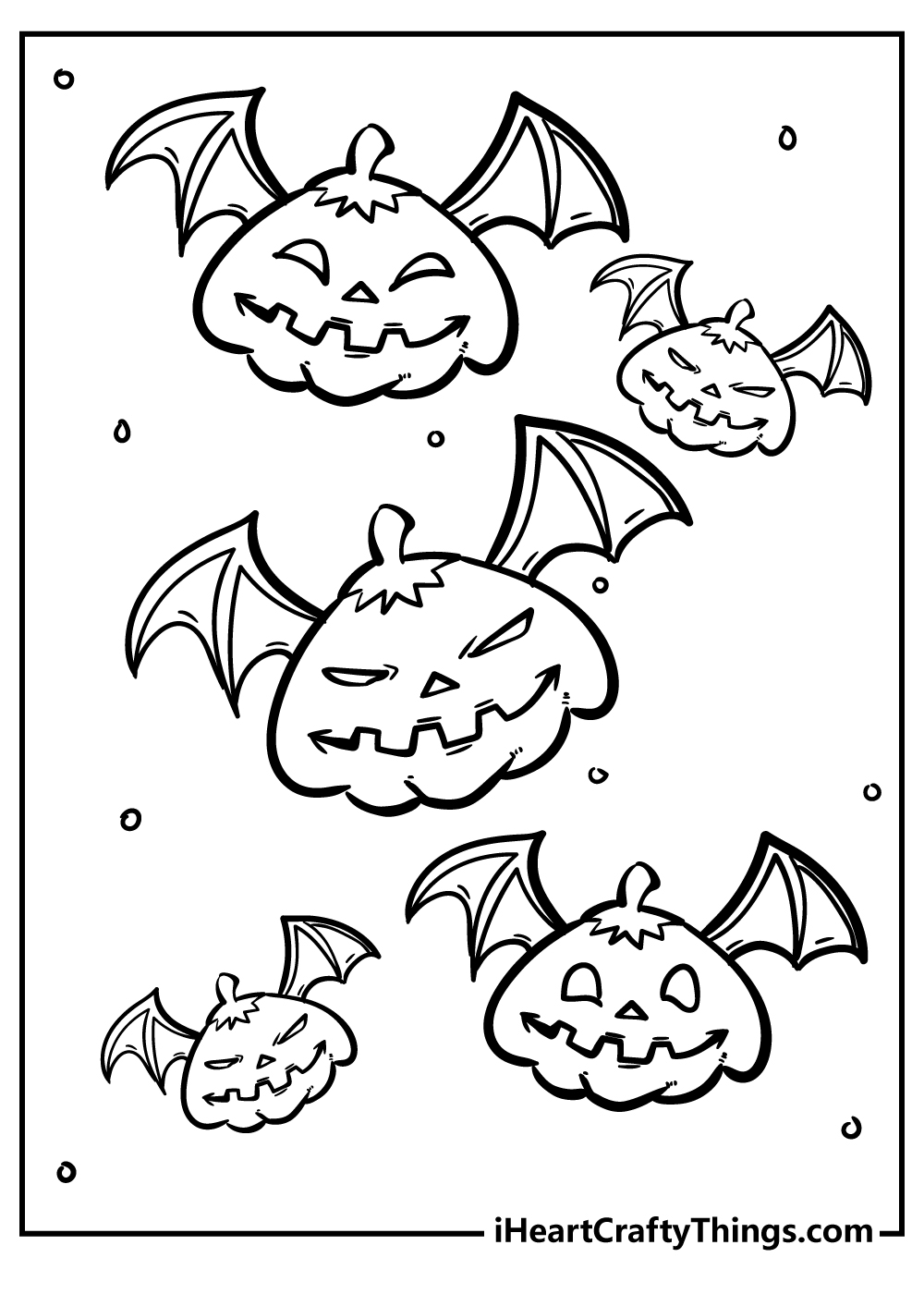 Spooky Coloring Original Sheet for children free download
