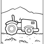 Tractor Coloring Pages free printable