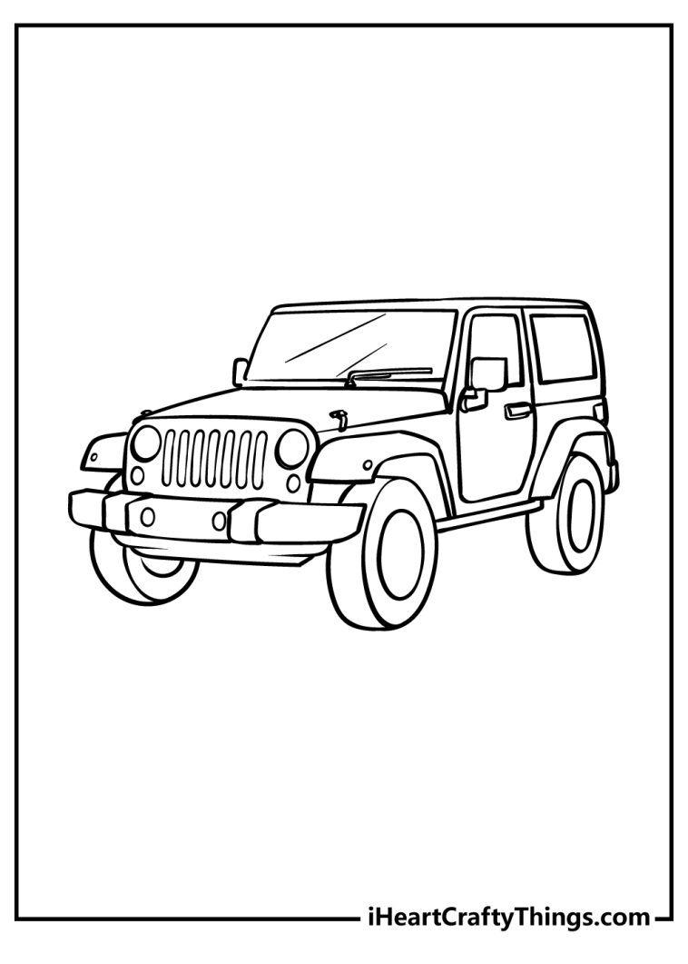 Jeep Coloring Pages (100% Free Printables)