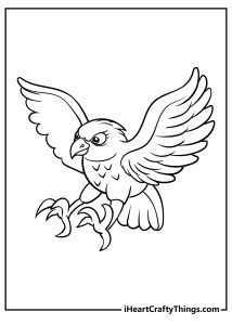 15 Hawk Coloring Pages (100% Free Printables)