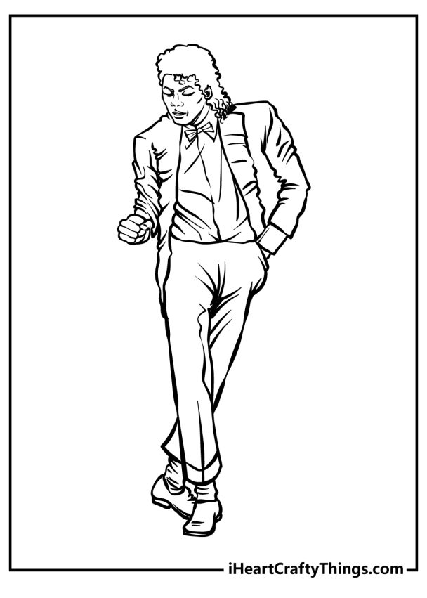 Printable Michael Jackson Coloring Pages (Updated 2022)