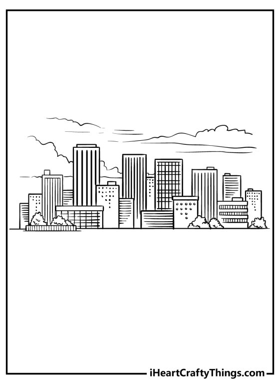 metropolis coloring pages for children