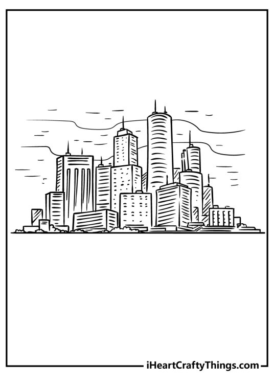 Metropolis Coloring Pages (100% Free Printables)