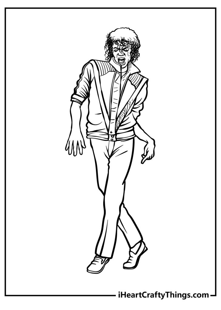 Michael Jackson Coloring Pages (100 Free Printables)
