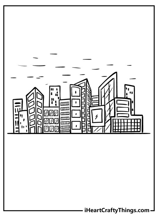 Metropolis Coloring Pages (100% Free Printables)