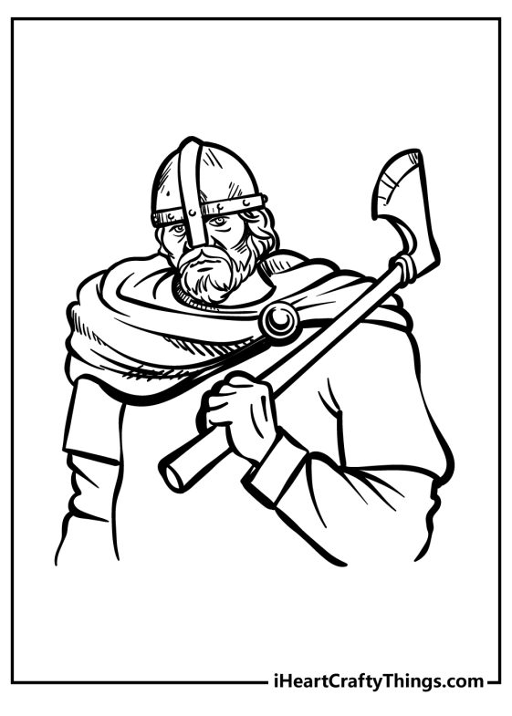 Viking Coloring Pages (100% Free Printables)