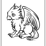 Griffin Coloring Pages free printable