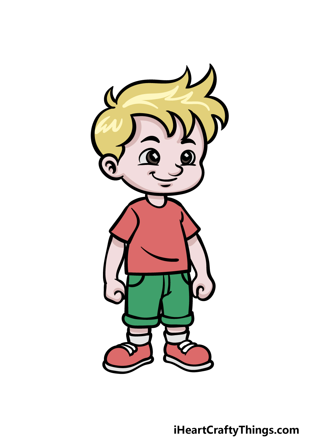 Cartoon Boy Drawing How To Draw A Cartoon Boy Step By Step (2023)