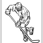 Hockey Coloring Pages free printable