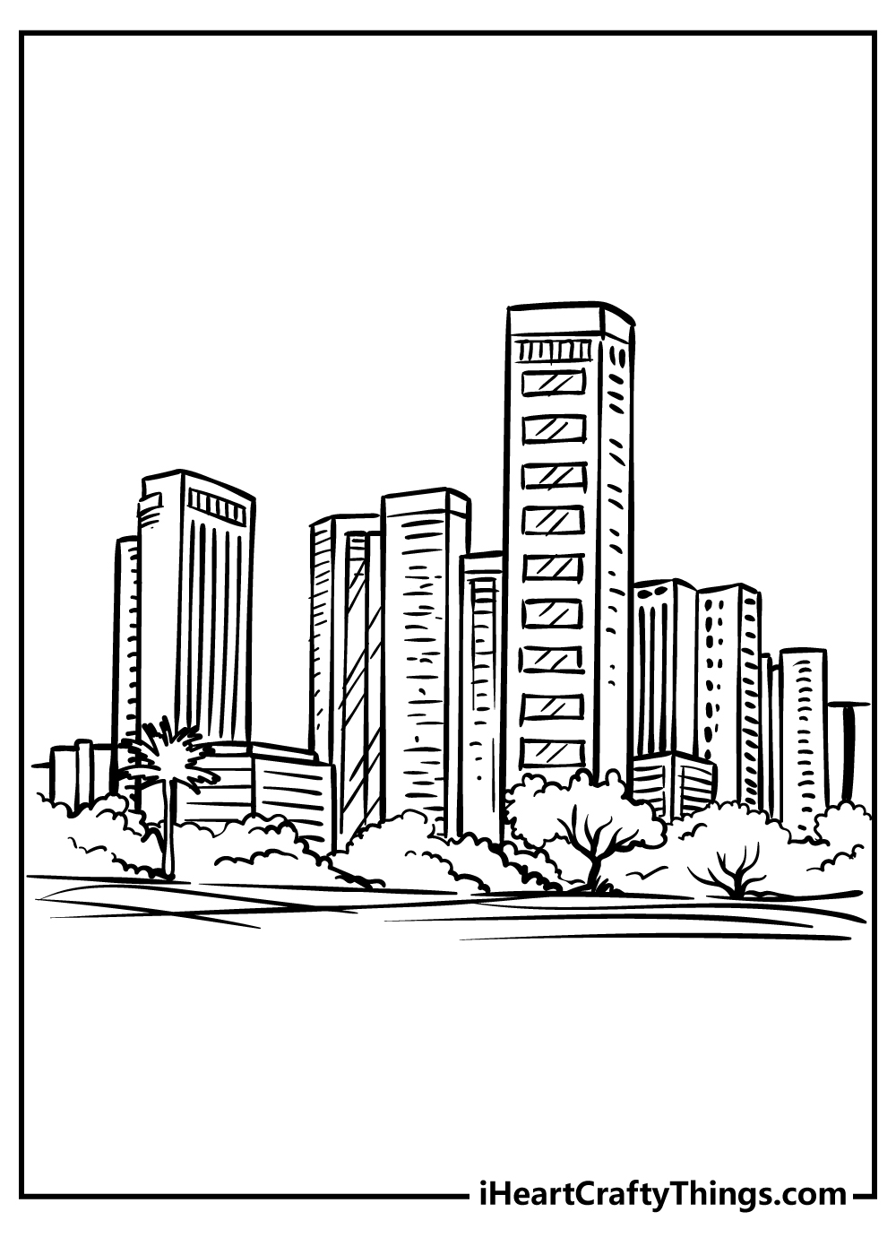 Metropolis Coloring Sheet for children free download