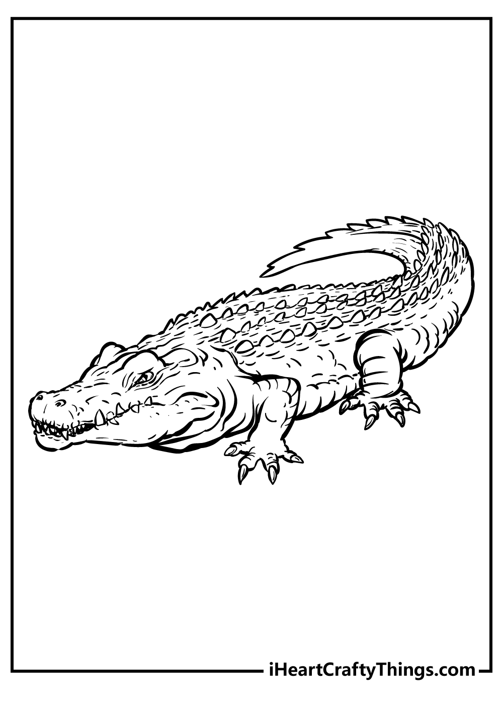 Zoo Animals Coloring Sheet for children free download