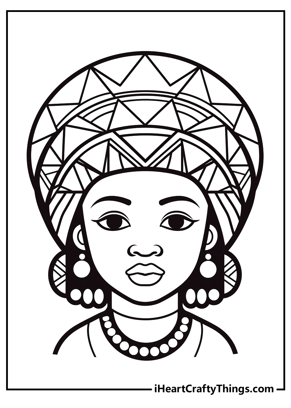 original africa coloring pages