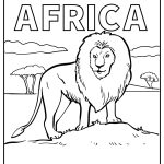 Africa Coloring Pages free printable