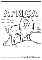 Africa Coloring Pages (100% Free Printables)