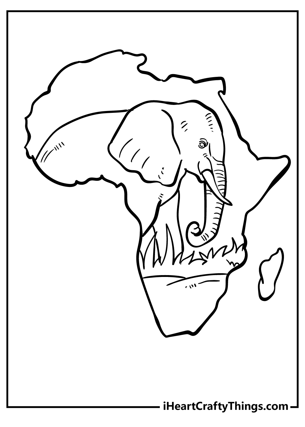 Africa Coloring Book for adults free download