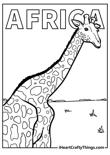 Africa Coloring Pages (100% Free Printables)