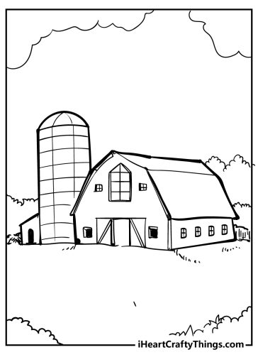 Barn Coloring Pages (100% Free Printables)