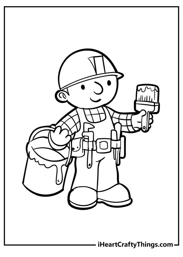 15 Bob The Builder Coloring Pages (100% Free Printables)