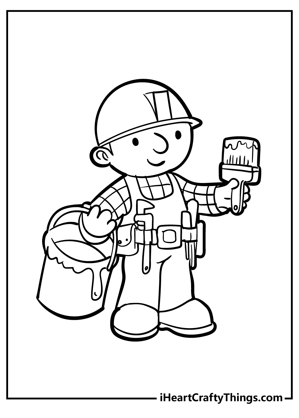 Bob the Builder Coloring Pages for preschoolers free printable