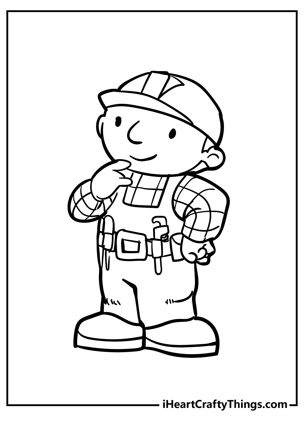 Bob the Builder Coloring Book for kids free printable