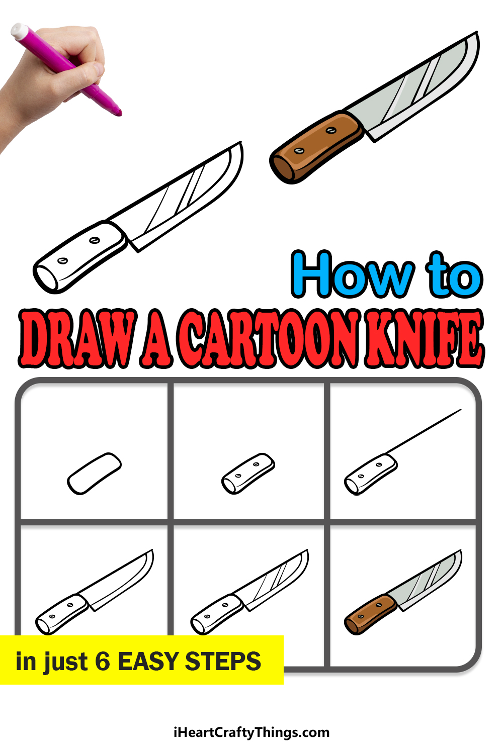 simple knife drawing