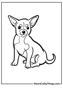 Printable Chihuahua Coloring Pages (Updated 2023)