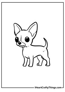 Chihuahua Coloring Pages (100% Free Printables)