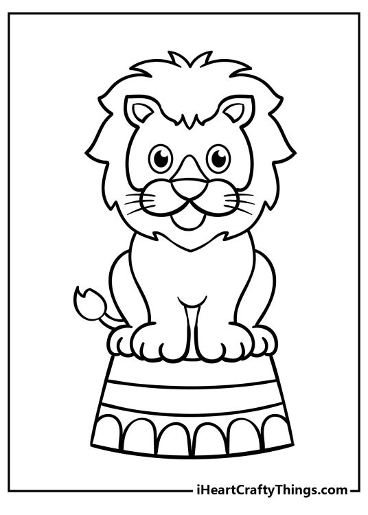 Circus Coloring Pages (100% Free Printables)